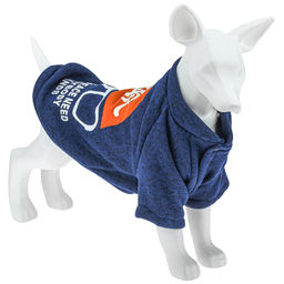 Пэт тойс (Pet toys) Одежда для собаки Толстовка Star с принтом, на кнопках р-р 2XL, длина спинки 42см/обхват груди 48см/обхват шеи 34см, цвет-синий, полиэстер/флис (Китай)