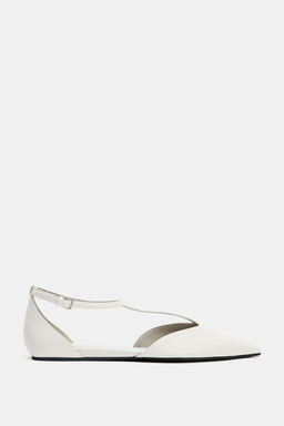 FLAT SHOES WITH ANKLE STRAP - Zara фото 12