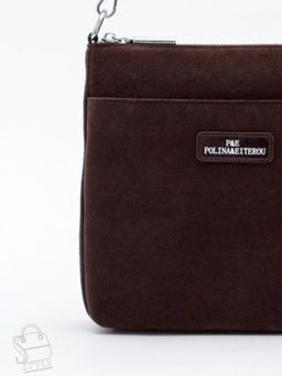 Сумка женская кожаная 2378YF d.coffee Polina&Eiterou