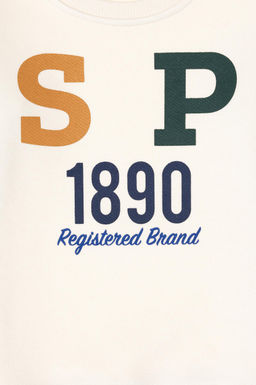 Кремовый свитшот для мальчика Неожиданная скидка в корзине - U.s. polo assn фото 4