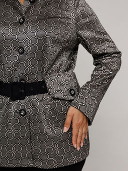 Костюм Galean Style 827 черный с серым кольца  фото 4