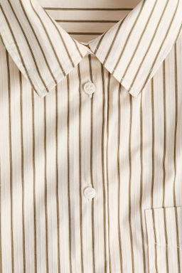Camisa oversize de popelina - H&m фото 3