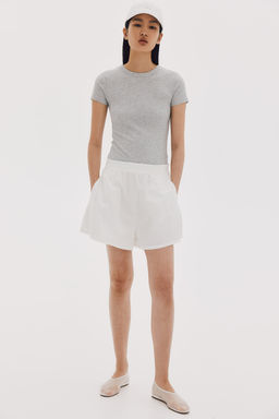 Camiseta en canale de mezcla de modal - H&m фото 3