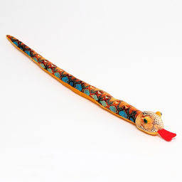 Мягкая игрушка Змея, 80 см, голубые пятна - Simaland фото 5