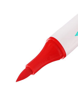 Набор акриловых маркеров, 18 цветов, в пластиковом кейсе, двусторонние