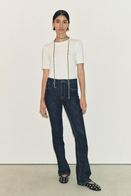 ZW COLLECTION BOOTCUT MID-WAIST CONTOUR JEANS - Zara фото 13