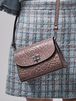 Сумка на плечо Deboro 31033 фиолетовый шепот