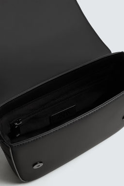 RUBBERISED TEXTURED CROSSBODY BAG