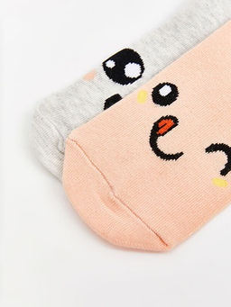 Desenli K?z ?ocuk Soket ?orap 2li - Waikiki фото 3