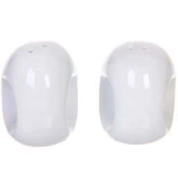 Набор для специй 2шт на бамбуковой подставке "White magic" круги