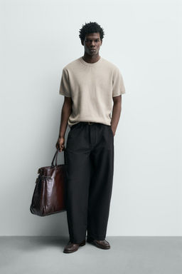 CAMISETA PUNTO PERLADO / Gris perla