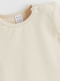 Bisiklet Yaka Erkek Bebek ??t??tl? Bodysuit 3l?
