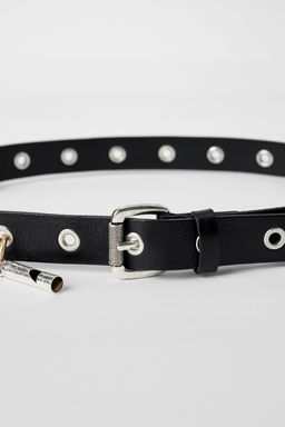 LEATHER STUDDED CHARM BELT KATE MOSS X ZARA  фото 3