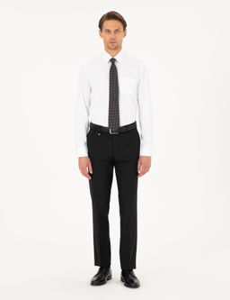 Beyaz Regular Fit Uzun Kollu Basic G_mlek