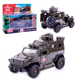 Машина металл Армия России, ВПК-3927 волк, 12 см, (дв, баг., под.дет.,) иннрц., в коробке