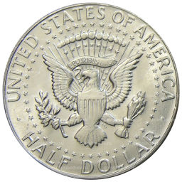 1/2 доллара (50 центов) 1968 года D США