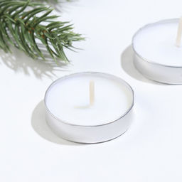 Цена за 3 шт. Набор свечей ароматических чайных 6 шт., ваниль «Новый год»