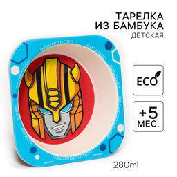 Миска детская, бамбук, Трансформеры