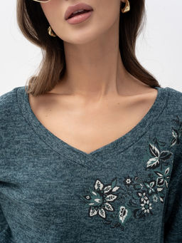 Джемпер жен.арт.1228-1,изумрудный - Binita фото 4