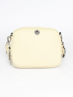 Сумка женская натуральная кожа GU 2066-8721, 1отд, 2плеч/рем, молочный SALE 261160