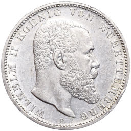 5 марок 1913 года F Германия (Вюртемберг)