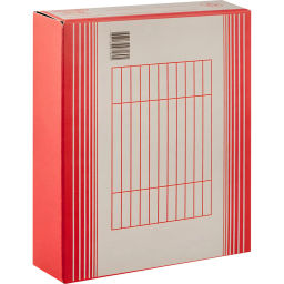 Короб архивный ATTACHE,75 мм,переплетный ка ртон,красн