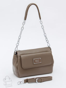 Сумка женская кожаная 0730CH d.apricot Polina&Eiterou