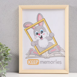 Фоторамка для фото 21×30 см Keep memories «Алисия», пластик, слоновая кость