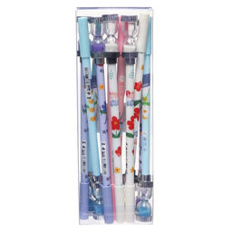 Цена за 12 шт. Ручка - прикол гелевая Песочные часы, МИКС - Calligrata фото 9