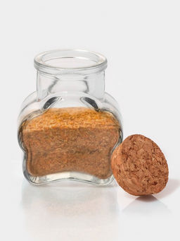 Набор баночек для специй Доляна «Парфе. Облачко», 100 мл, 6.5×5×7.5 см, с пробковой крышкой, 12 шт.