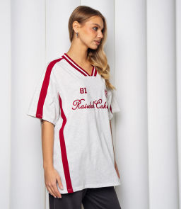 Футболка #КТ1715, светло-серый меланж - Dommod фото 2