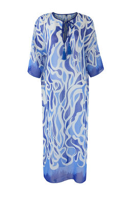 TRENDYOLMILLA Leopar Desenli Maxi Dokuma Baglamal? Sifon Plaj Elbisesi TBESS25EL00006 фото 7