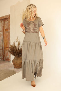 Платье AMORI 9573 лен