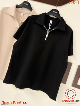 Футболка женская на полузамке