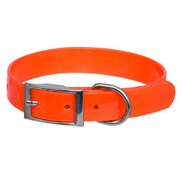 Ошейник "Дельта" из биотана, размер M, 25-35см, шир. 20мм, оранжевый 00220351-03 25ка23