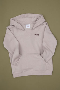 Erkek _ocuk Ta_ Bisiklet Yaka Basic Sweatshirt