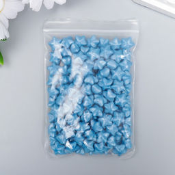 Сургуч в гранулах в пакете Звёздочки синий перламутр 55 гр 12х8 см - Simaland фото 3