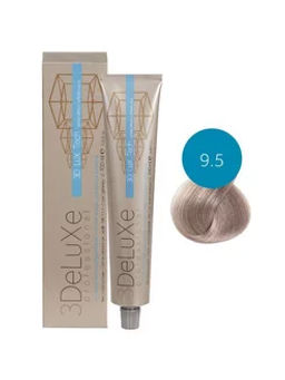 Краска для волос 9.5 3DELUXE PROFESSIONAL очень светлый блондин красное дерево