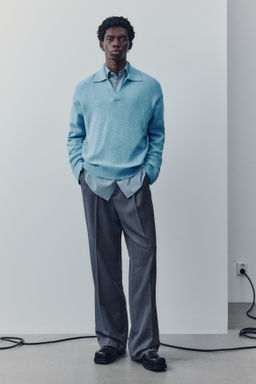 Wool-blend polo jumper - H&m фото 3