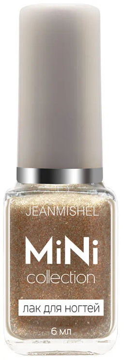 JEANMISHEL Лак д/н МИНИ 6мл set №179 Бежевый с золот.песком (*24)