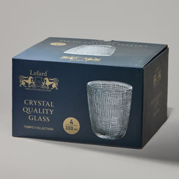 НАБОР СТАКАНОВ TEMPO GREY 4 ШТ./300 МЛ - Lefard фото 3