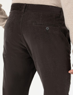 Узкие брюки из плотной ткани цвета хаки - Cacharel фото 7