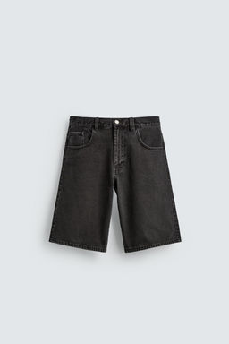 BERMUDA DENIM BAGGY FIT / Carb?n - Zara фото 7
