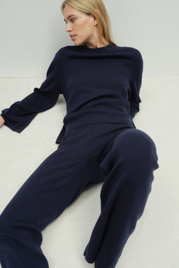 Pantalon de punto fino