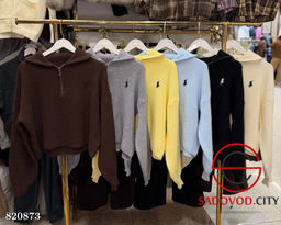 Свитер поло оверсайз на полузамке - Bruno фото 5