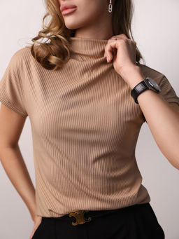 Футболка женская блузка КФ103 Песочный от фабрики Спортсоло