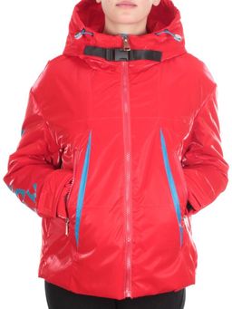 D004 RED Куртка демисезонная женская (100 гр. синтепон)