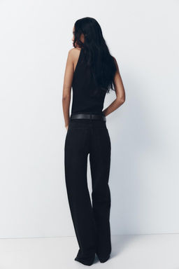 TRF WIDE-LEG HIGH-WAIST JEANS - Zara фото 6