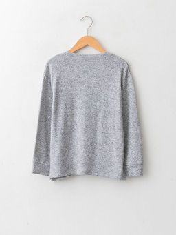 Bisiklet Yaka Basic Uzun Kollu K?z ?ocuk Ti??rt - Waikiki фото 2