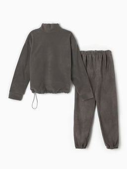 Костюм женский: анорак, брюки, MINAKU: Fleece Soft, размер 44, графитовый